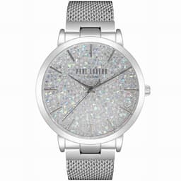 Zegarek damski srebrna brokatowa tarcza Paul Lorens PPL00473B2-3C1-2 Srebrny Brokatowa tarcza na bransolecie srebrnej