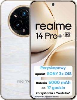 realme 14 Pro+ 5G 12/512GB Biały