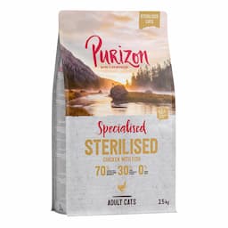Purizon Adult Sterilised dla kota, kurczak i ryba – bez zbóż - 2,5 kg