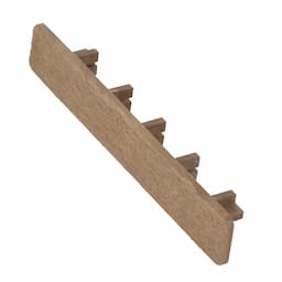 Zaślepka do desek kompozytowych Modern 12x4 cm 12szt. jasny brąz DLH