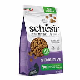 Schesir Sensitive z jagnięciną - 1,5 kg