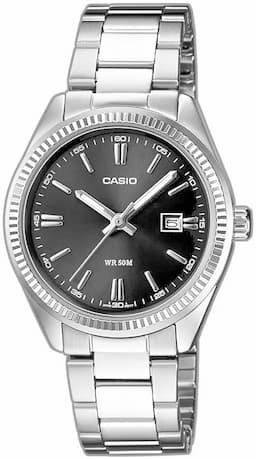 Zegarek damski CASIO LTP-1302PD-1A1VEG na bransolecie srebrnej, WR50